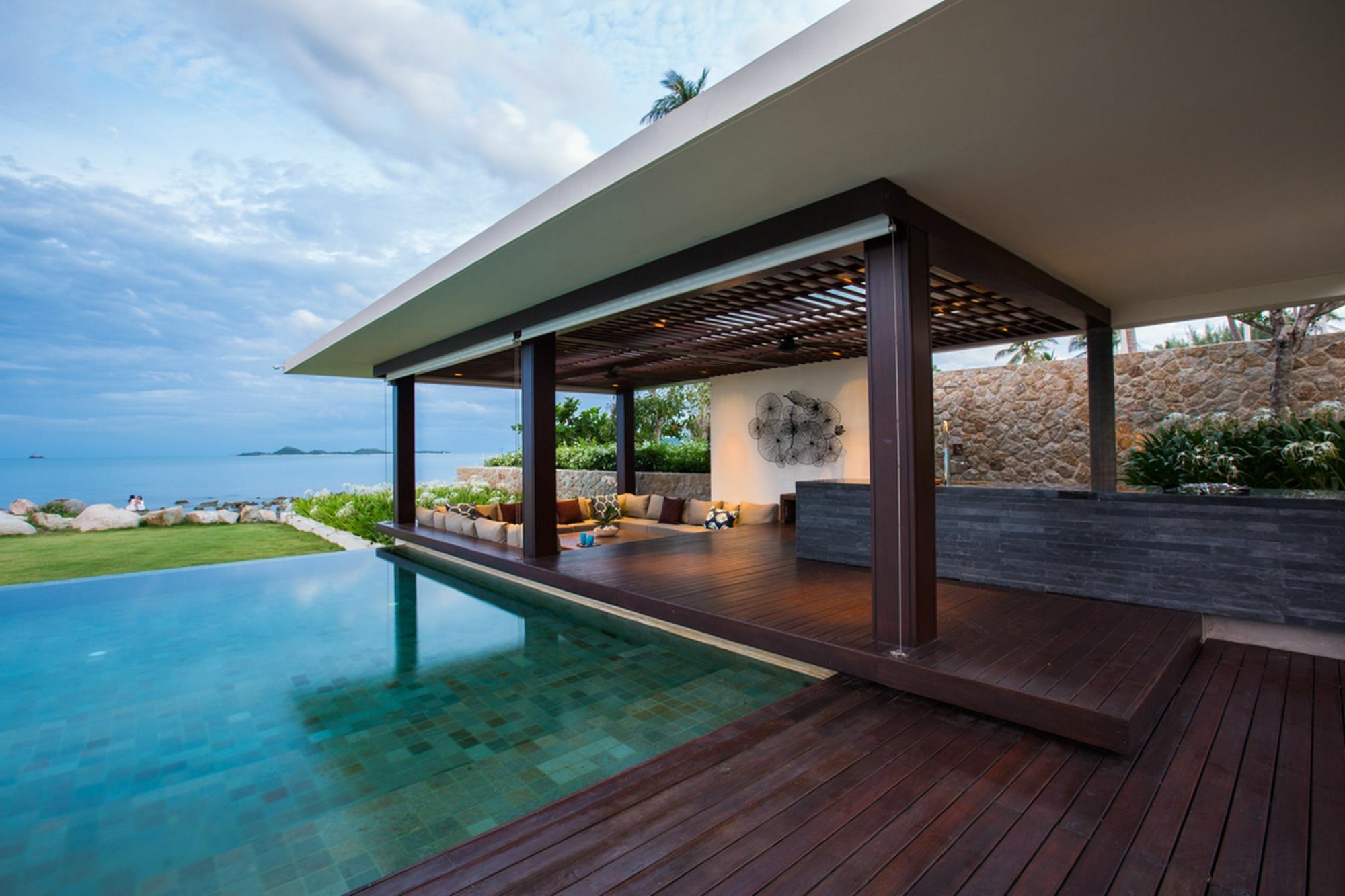 Fashionable Villa Malabar Beachfront 5 Bedrooms Plus 2 Kid'S Bedrooms Laem Sor Eksteriør billede
